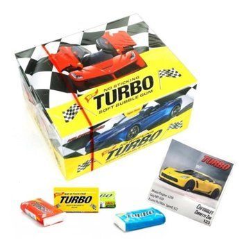 Жувальна гумка Turbo 100 шт 253902539049 фото