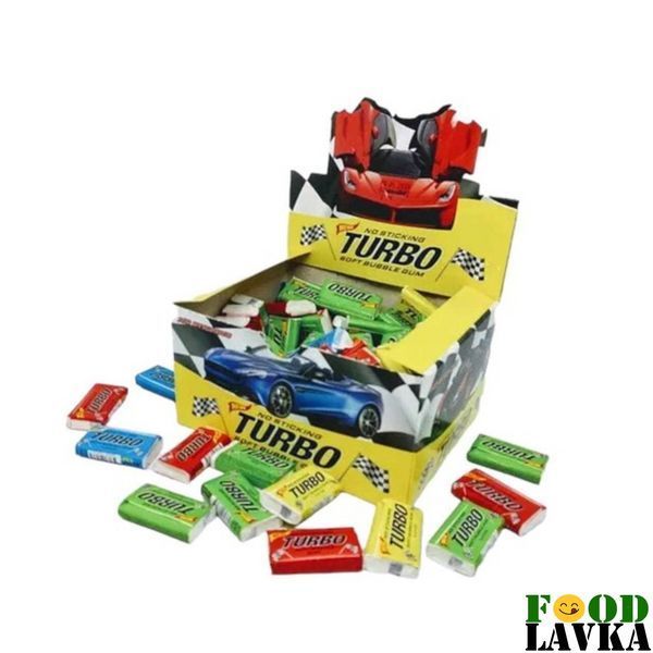 Жувальна гумка Turbo 100 шт 253902539049 фото