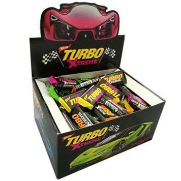 Жувальна гумка Turbo Xtreme 100 шт 253902539050 фото