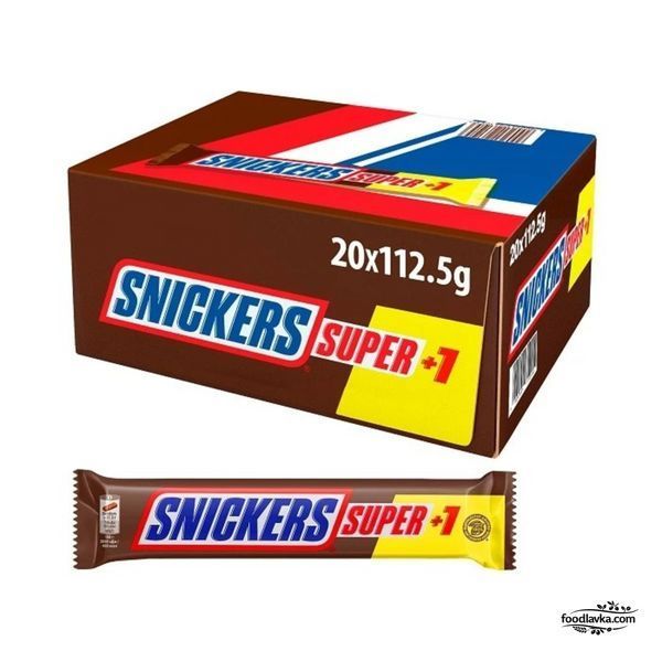 Шоколадний Батончик 112,5г Snickers Super+1 25390253901 фото