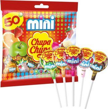 Карамель Chupa Chups Mini на палочці 50 шт 253902539054 фото