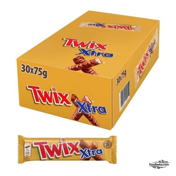 Шоколадний Батончик 75г Twix Екстра 25390253905 фото