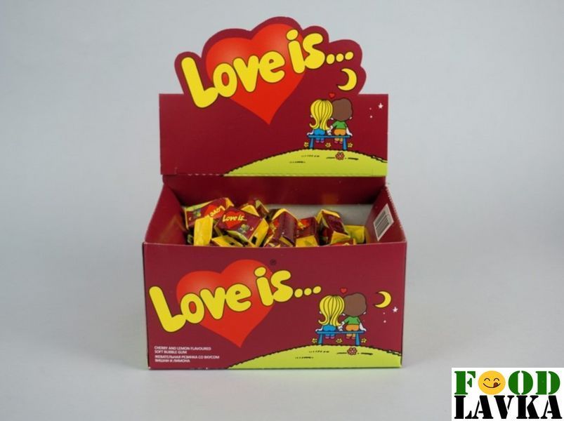 Жевательная резинка Love Is Вишня та лимон 100 шт 253902539039 фото