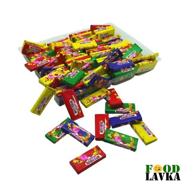 Жувальна гумка Crazy Tatoo Gum з тату 100 шт 253902539056 фото