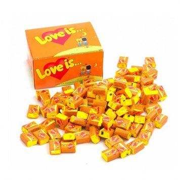 Жувальна гумка Love Is Апельсин та ананас 100 шт 253902539040 фото