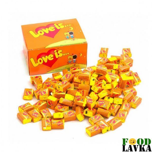 Жевательная резинка Love Is Апельсин и ананас 100 шт 253902539040 фото