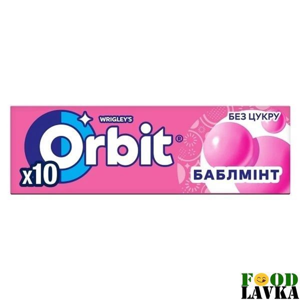 Жевательная резинка 14г Орбит Bubblemint 253902539018 фото