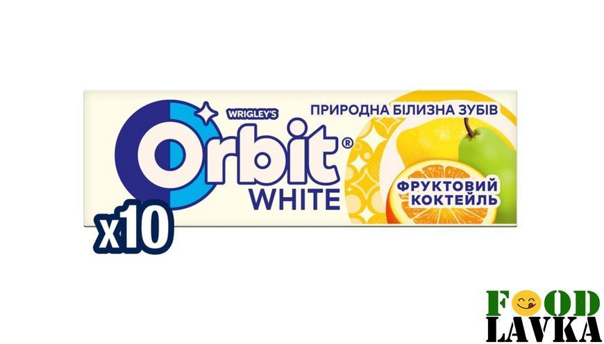 Жевательная резинка 14 г Орбит Фруктовый коктейль 253902539021 фото