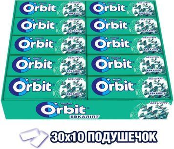 Жувальна гумка 14 г Орбіт Евкаліпт 253902539022 фото