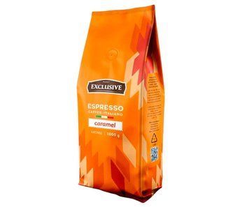 Кава в зернах Primo Exclusive Espresso Caramel 1 кг 2539025390226 фото