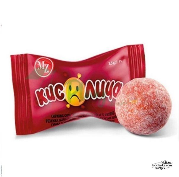 Жувальна гумка Кислиця зі смаком коли 100 шт 253902539045 фото
